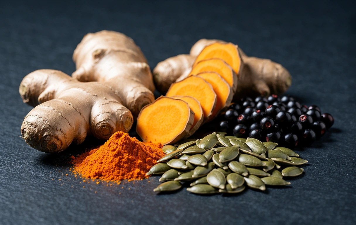 Natural ingredients for men's wellness